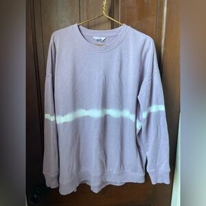 Time and Tru women's large purple / white sweatshirt